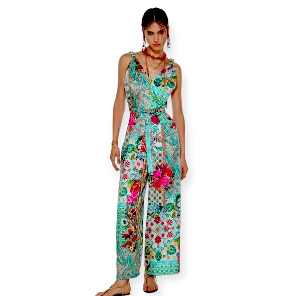 Zara Patchwork Jumpsuit